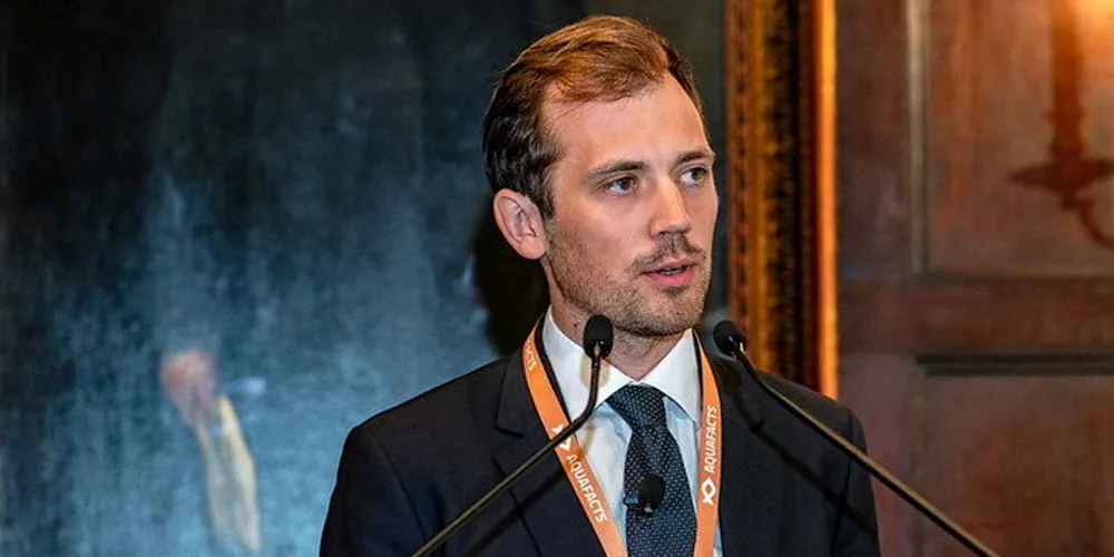Pareto Securities Analyst Carl-Emil Kjolas Johannessen, speaking in New York at the IntraFish Seafood Investor Forum.