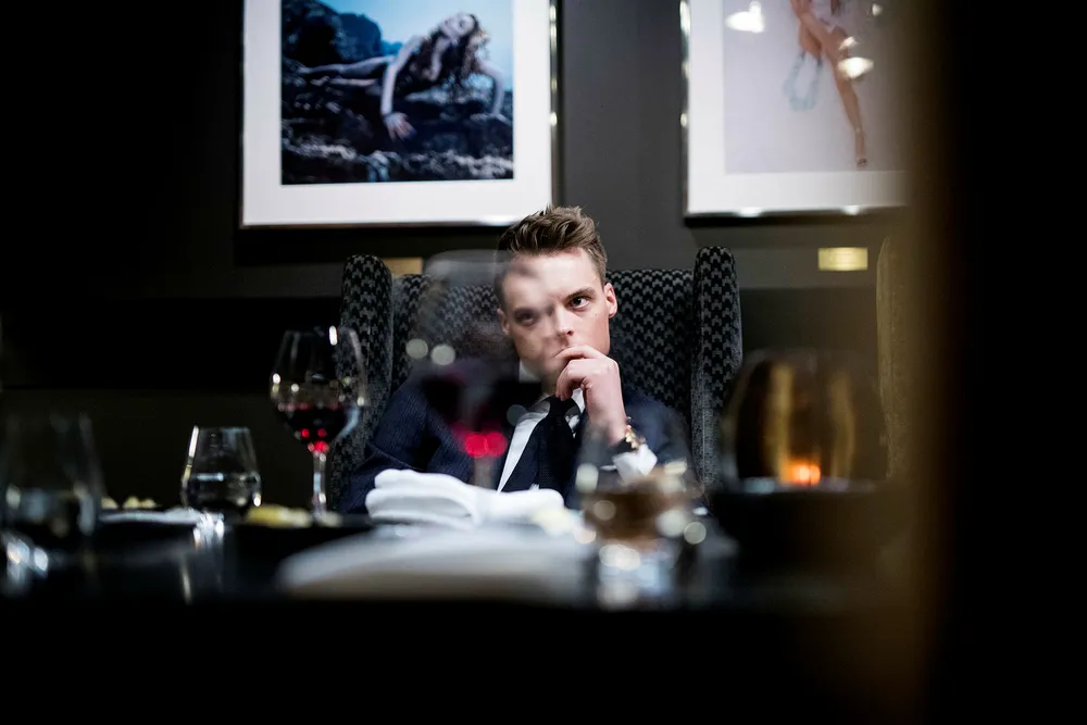 Gustav M. Witzøe ble tidligere i år rangert som verdens tredje yngste dollarmilliardær av magasinet Forbes. Han er enearving og god for 11 milliarder kroner gjennom laksegiganten Salmar. Foto: Skjalg Bøhmer Vold