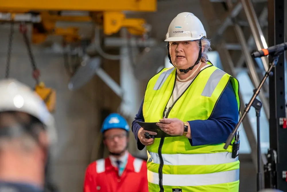 Tax incentive: Norwegian Prime Minister Erna Solberg