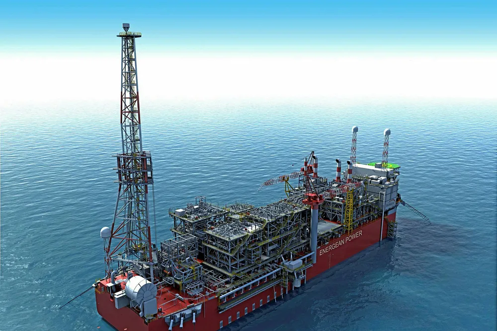 Artist's impression of Energean's Karish and Tanin FPSO Photo: ENERGEAN OIL & GAS