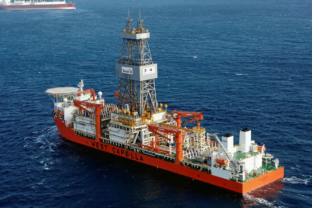 New job: drillship West Capella