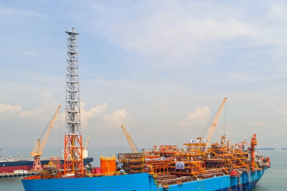 Production: the Armada Sterling V FPSO.