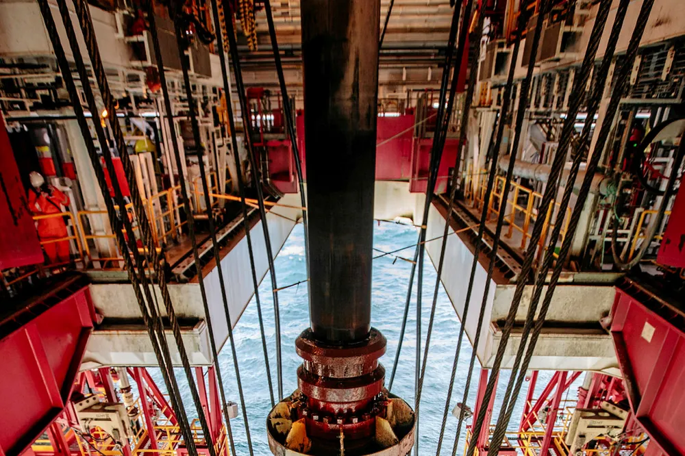 Barents effort: drillstring on Transocean Enabler