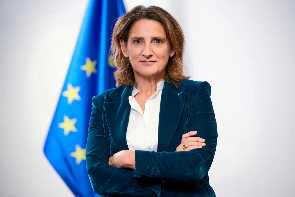 Teresa Ribera, the new executive vice-president of the European Commission for a clean, just and competitive transition.