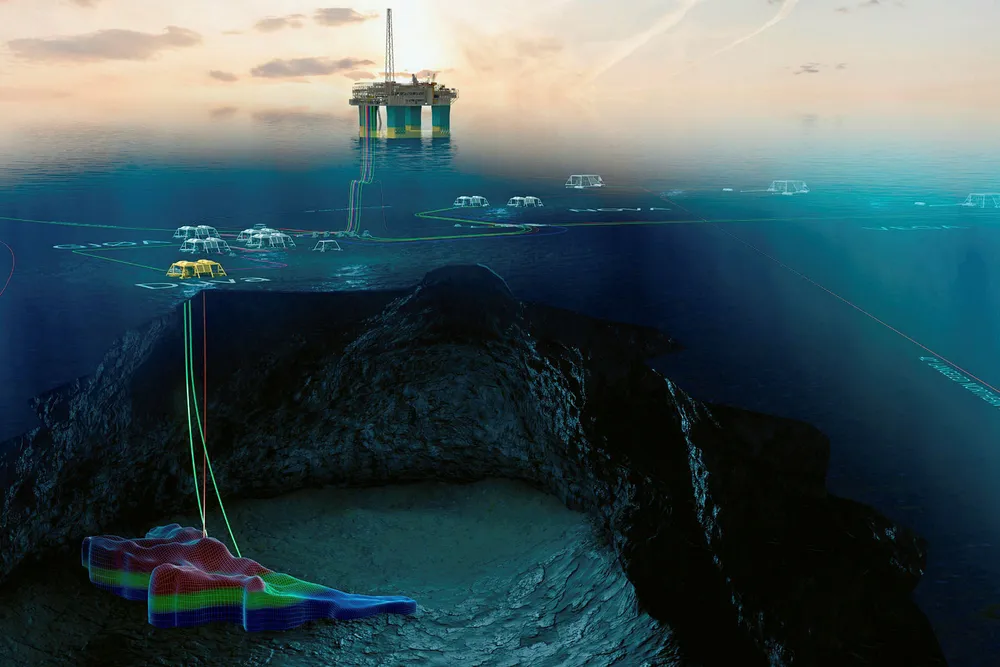 Subsea tie-back: Duva schematic
