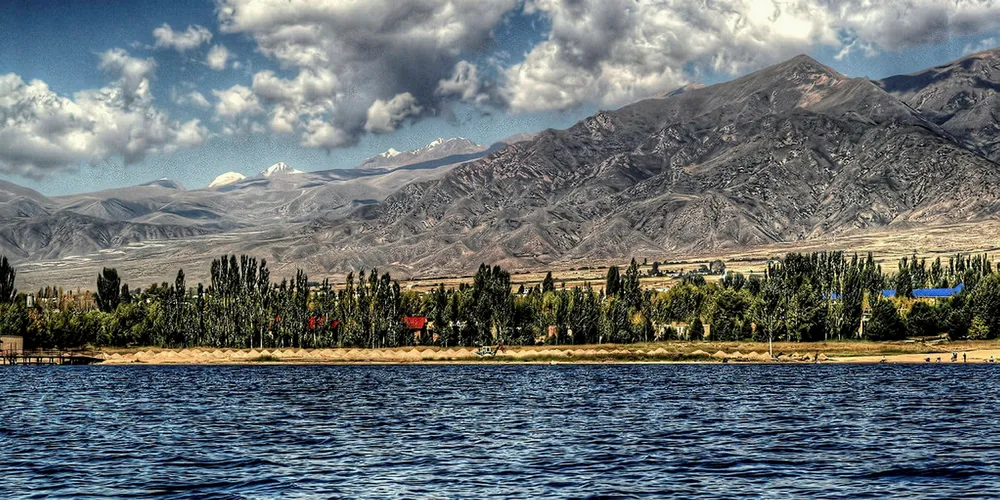 Issyk-Kul lake, Kyrgyzstan.