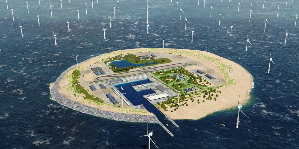 The original design for the Power Link Island.