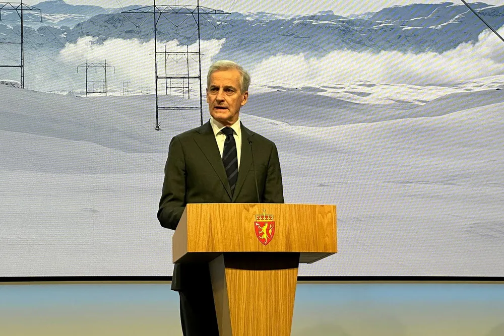 Milestone: Norwegian Prime Minister Jonas Gahr Store.