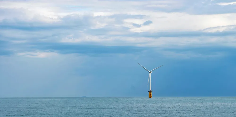 Danmark satser stort på havvind og legger ut seks parker på anbud. Her fra METCentre utenfor Haugesund.