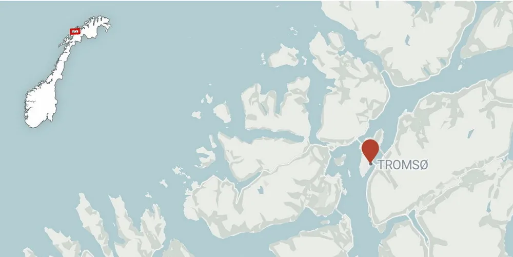 Aksjon ved fiskebåt i Tromsø