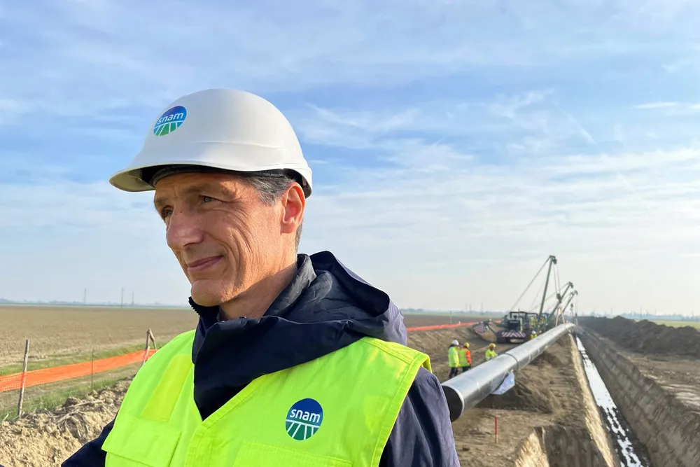 Snam chief executive Stefano Venier.