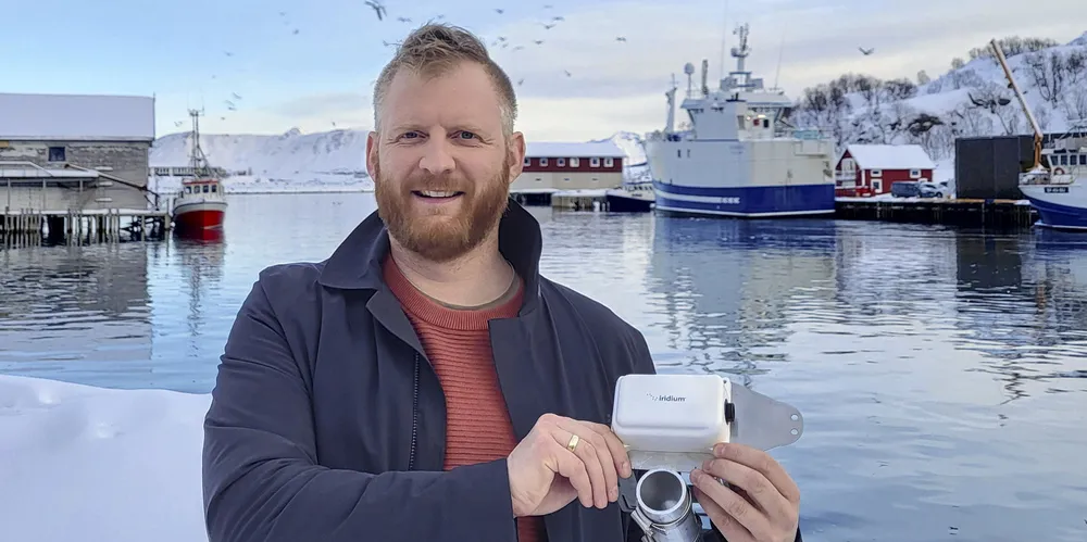 Angel Meyer i SG Marine er klar til å møte konkurrentene med sin nye ERS- og VMS-boks.