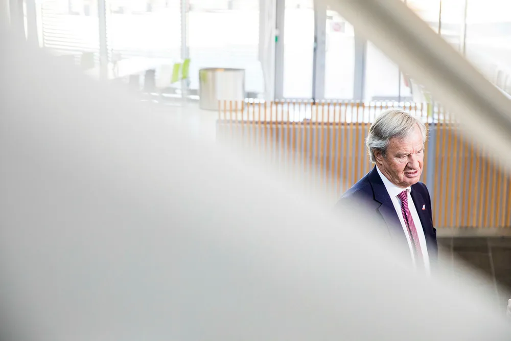Norwegian-sjef Bjørn Kjos tror blokkjedeteknologi vil revolusjonere flyindustrien internasjonalt. Foto: Gunnar Lier