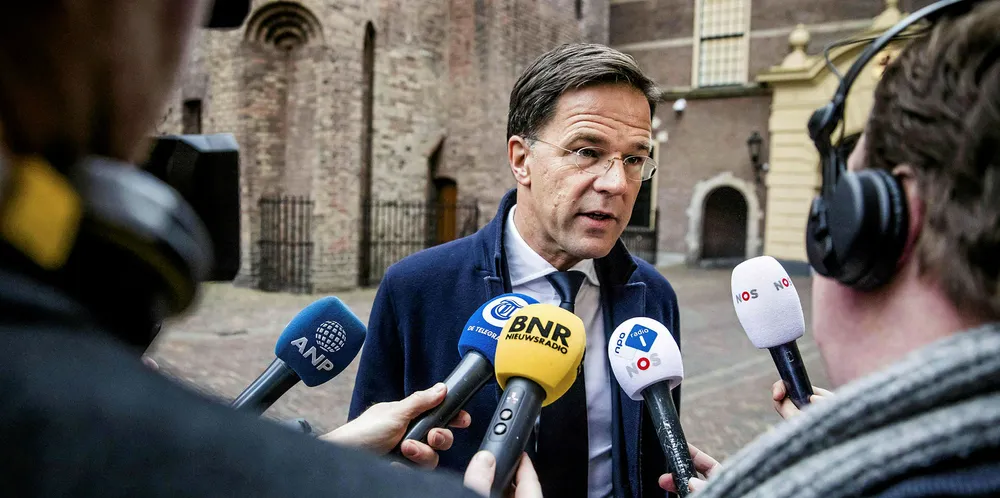 Dutch Prime Minister Mark Rutte.