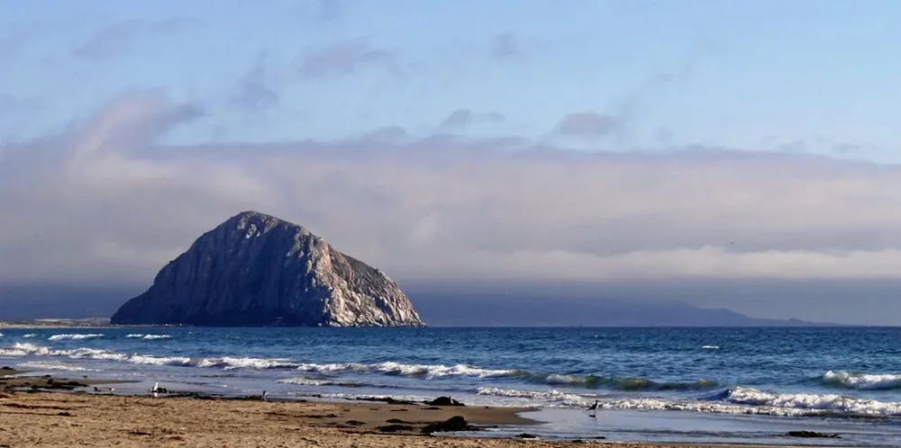 Looking out from Morro Bay, California, where Trident Winds proposes an offshore project