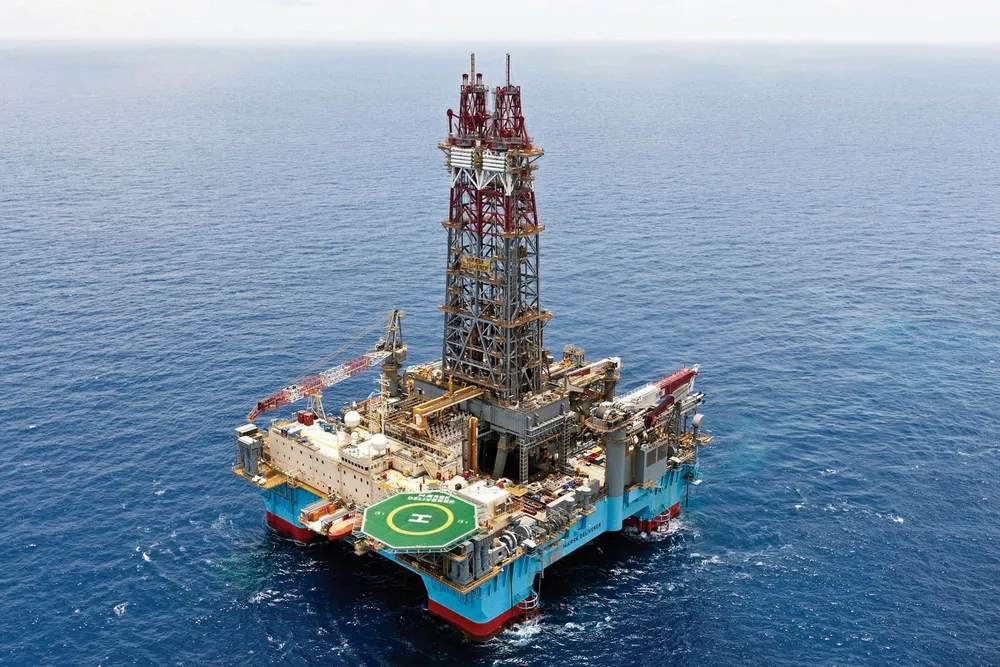 Safety incident: the semi-submersible Maersk Deliverer is operating at Inpex's Ichthys field off Western Australia