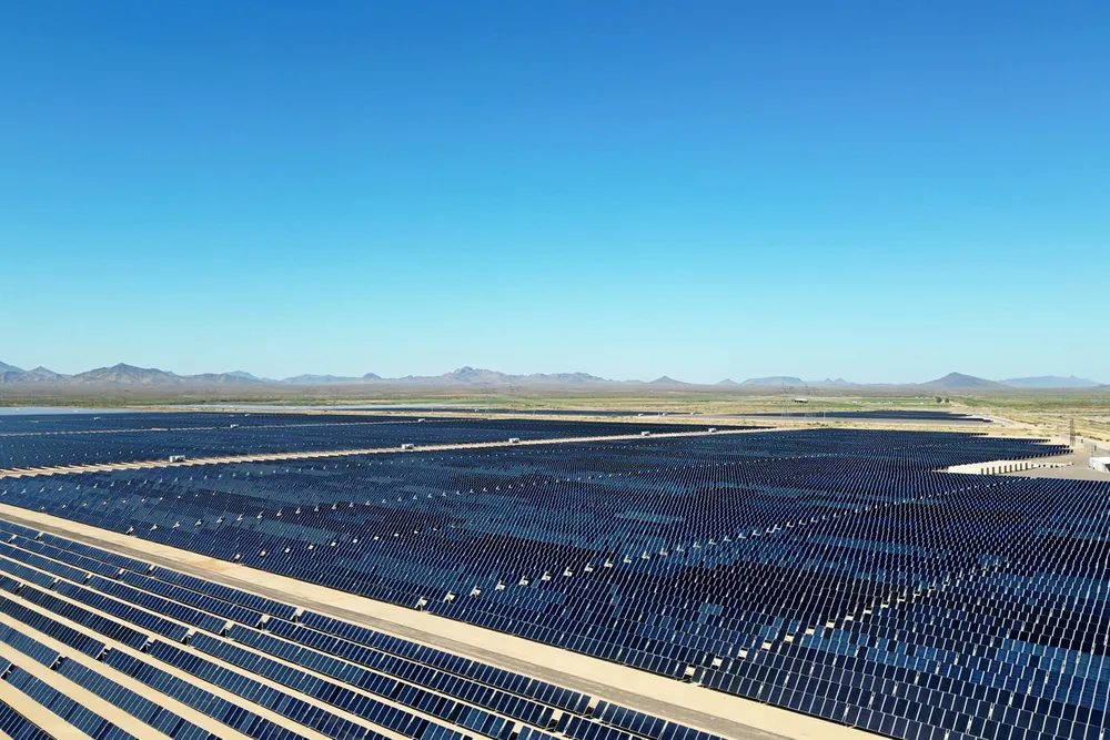 APS procurement deals include storage capacity that will be added at the Agave solar farm site in Arizona (pictured)