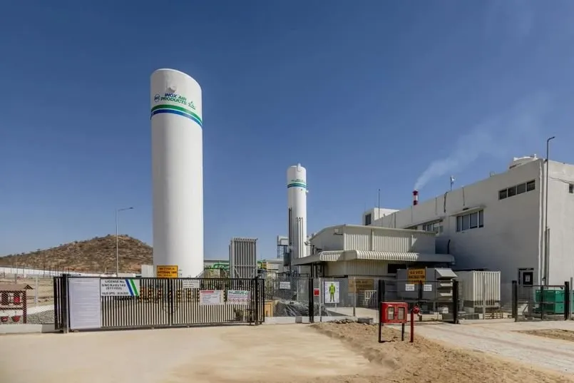 The INOX Air Products green hydrogen plant