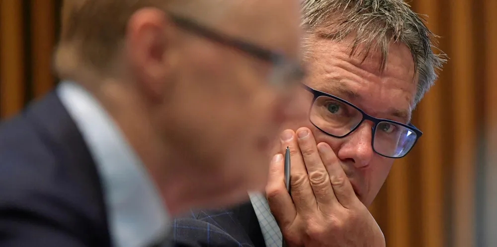 Guy Debelle, right, with his current boss, Reserve Bank governor Philip Lowe.
