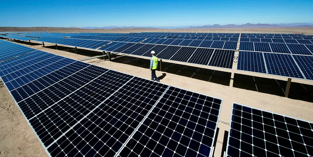 Total Nuevas Energias PV farm in Chile