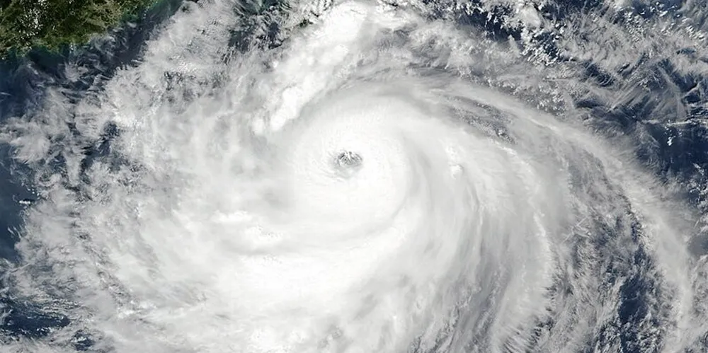 Typhoon Krathon is approaching Taiwan.