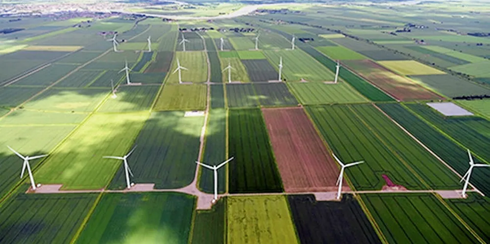 One of developer RWE Innogy's onshore wind farms in the UK