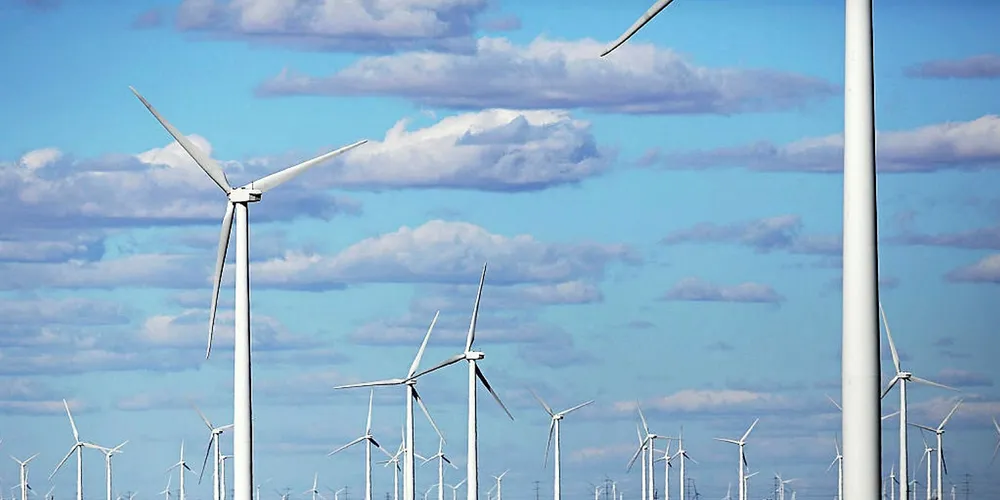A wind farm in Texas. Credit: Getty