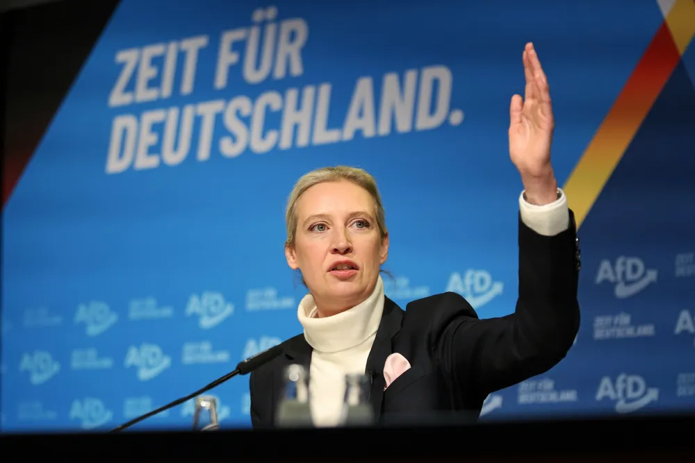 AfD leader and candidate for chancellor, Alice Weidel.
