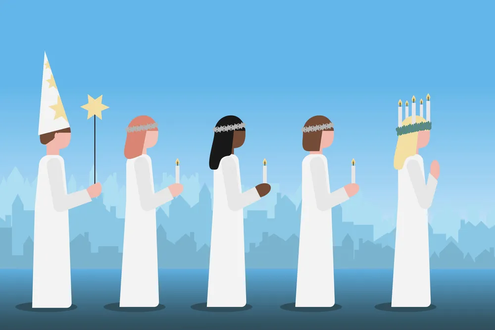 Svart har natten sunket seg over stall og stue, skyggene truer og akkurat nå er det ingen Santa Lucia eller andre som stiger med tente lys inn i arbeidslivet vårt, skriver artikkelforfatteren.