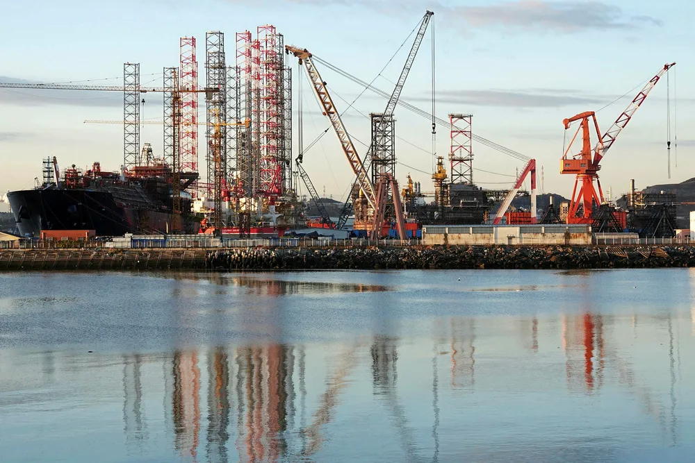 Cutting newbuilds: Seadrill at Dalian Shipbuilding Industry Offshore in Liaoning province, China