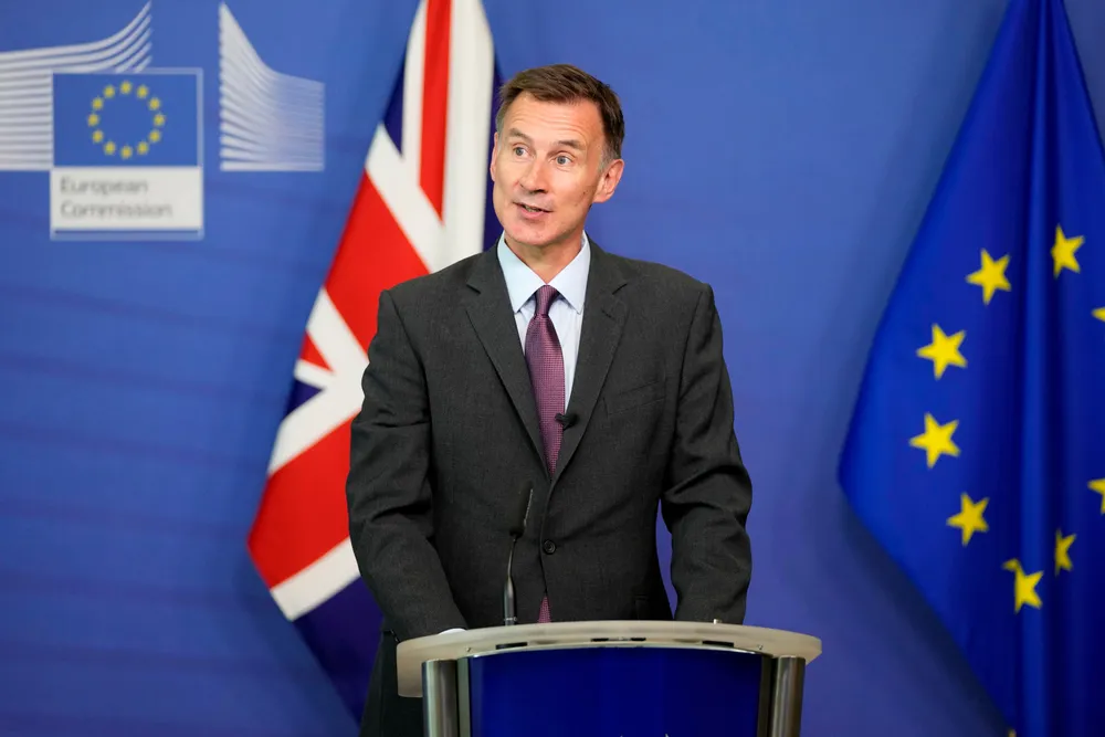 UK Chancellor of the Exchequer Jeremy Hunt.