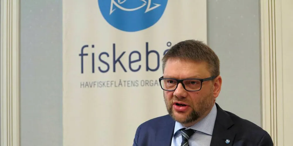 Leder Jonny Berfjord i Fiskebåt maner til samhold og et bedre samarbeid i Fiskarlaget.Foto: Nils Torsvik