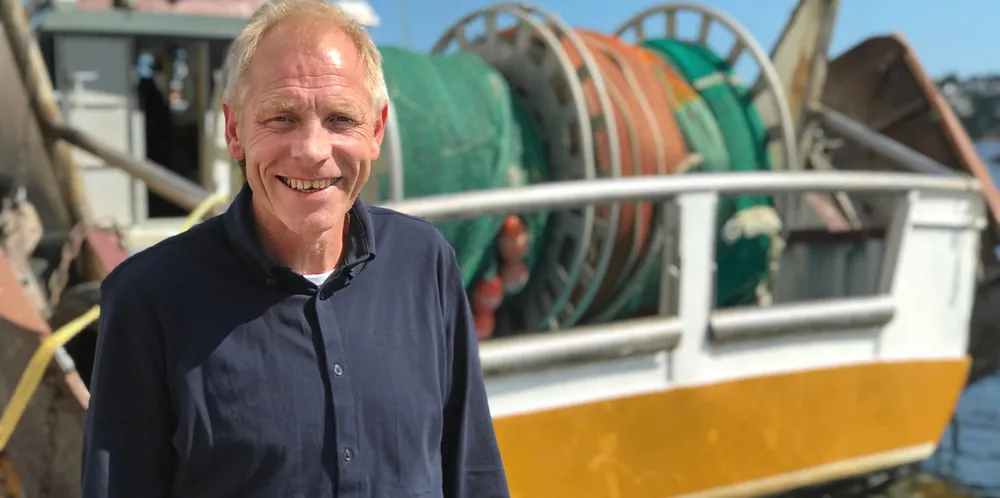 Styreleder Lennart Danielsen i Fiskerlaget Sør er fornøyd med at det nå blir pilotprosjekt som går på veiing av fisk om bord.
