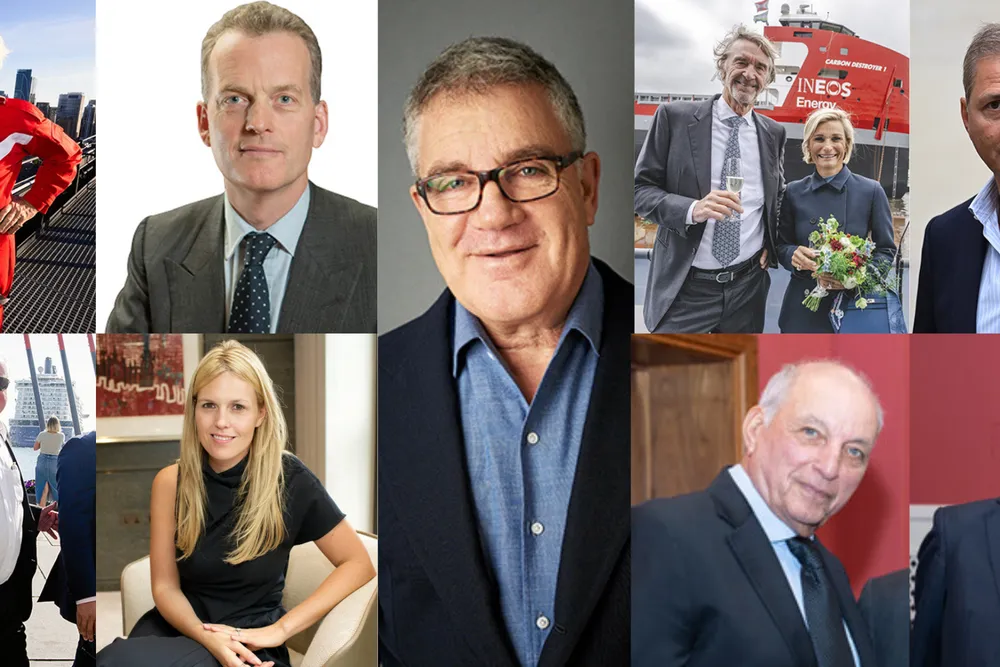 Idan Ofer (centre) saw the biggest leap in among shipping players on The Sunday Times’ 2025 Rich List.