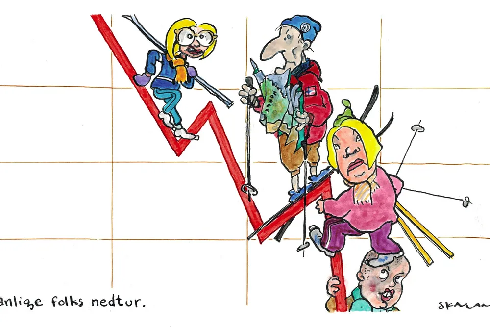 Støre og Vedum fra seier til slit