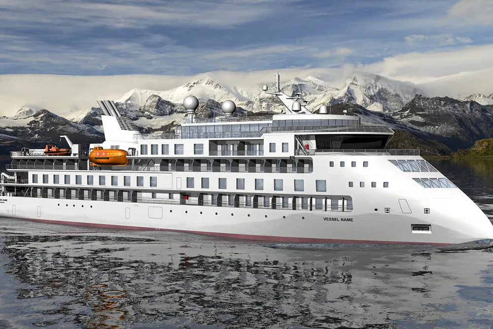 Ålesund-selskapet Ulstein Design Solutions ekspedisjonsskip.