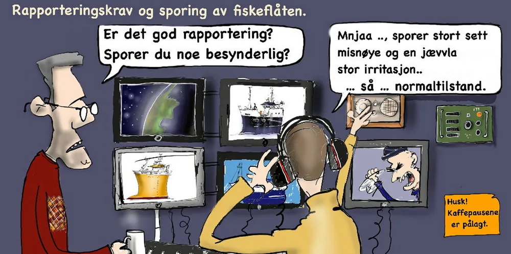 Veldig ofte signaliserer næringa høyt og tydelig at det som foreslås er uaktuelt, umulig eller uholdbart. Tegningen er fra arkivet til vår hustegner.