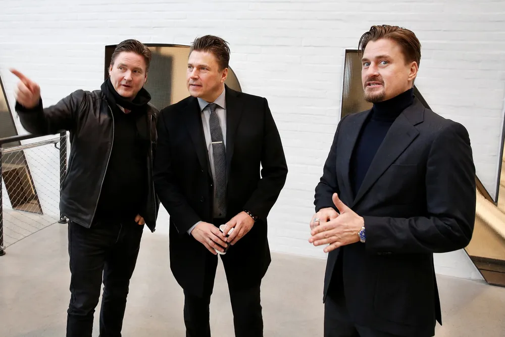 Petter, Marius og Joakim Varner hadde et solid år i aksjemarkedet i 2024. Bildet er fra 2015.