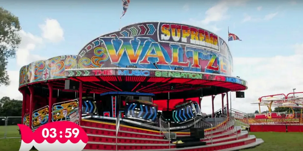Proudlock prepped a Saucy Fish meal while riding on Waltzers.