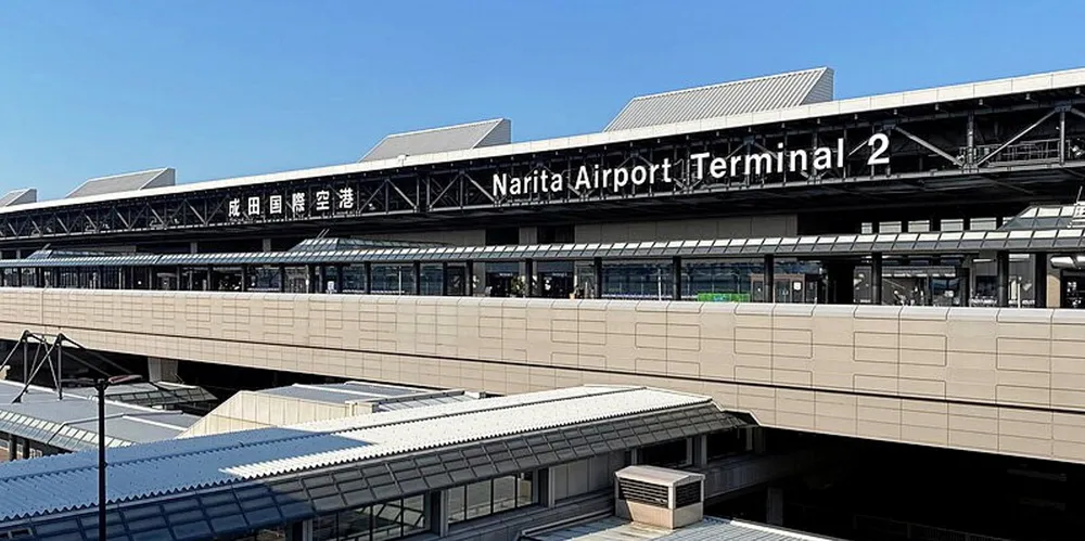 Narita International Airport in Japan.