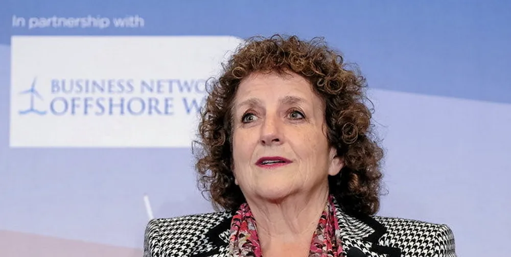 Alla Weinstein at the Recharge Global Offshore Wind Summit in Washington, DC.