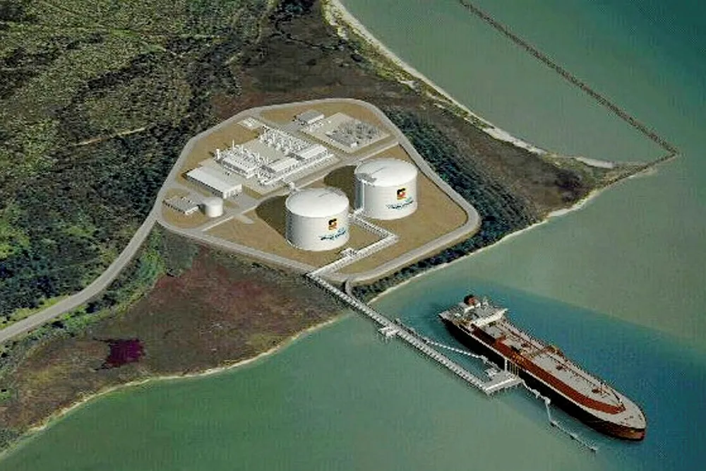 Gulf LNG: proposed two liquefaction train export facility in Mississippi