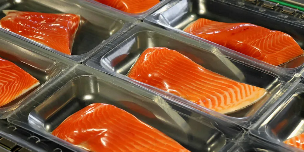 Skin pack salmon. skin pack salmon.
