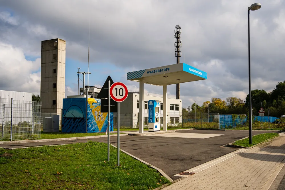 H2 Mobility's hydrogen refuelling station in Herten, North Rhine-Westphalia, which could be among the 11 to close by the end of June.
