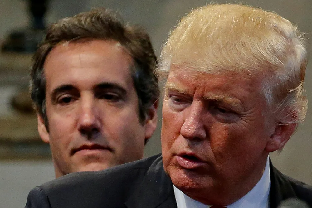Trumps mangeårige advokat og fikser, Michael Cohen, har innrømmet å ha brutt loven for den amerikanske presidenten.