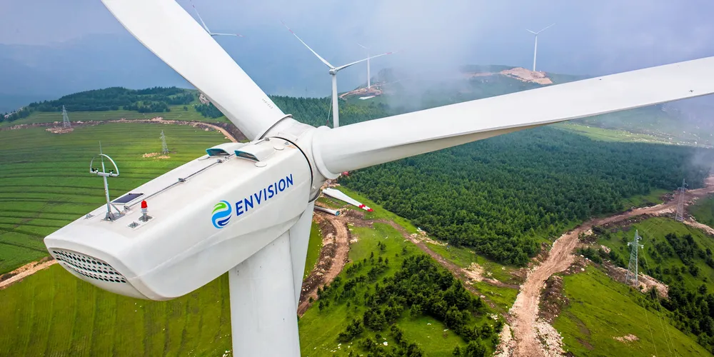 Envision was the world's number-four turbine OEM in 2021