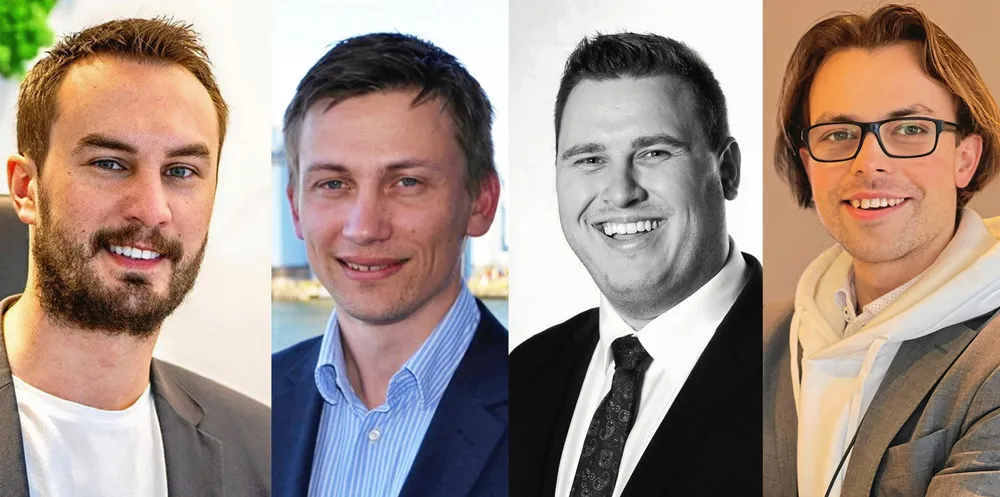Stefan Manov (Nordlysenergi), Marius Røed Sveipe (Gudbrandsdal Energi), Tommie Rudi (Saga Energi) og Filip Krzewski (Viddakraft) fikk alle vedtak om tvangsmulkt for å ikke ha levert eRapp for strømsalgselskapene sine i tide.