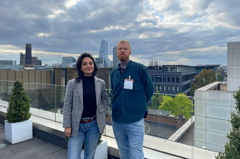 Andra Matei, director of Avant-Garde Lawyers and Odee Fridriksson, known by the pseudonym ODEE.