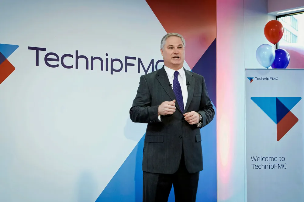 Opportunities: TechnipFMC chief executive Doug Pferdehirt.