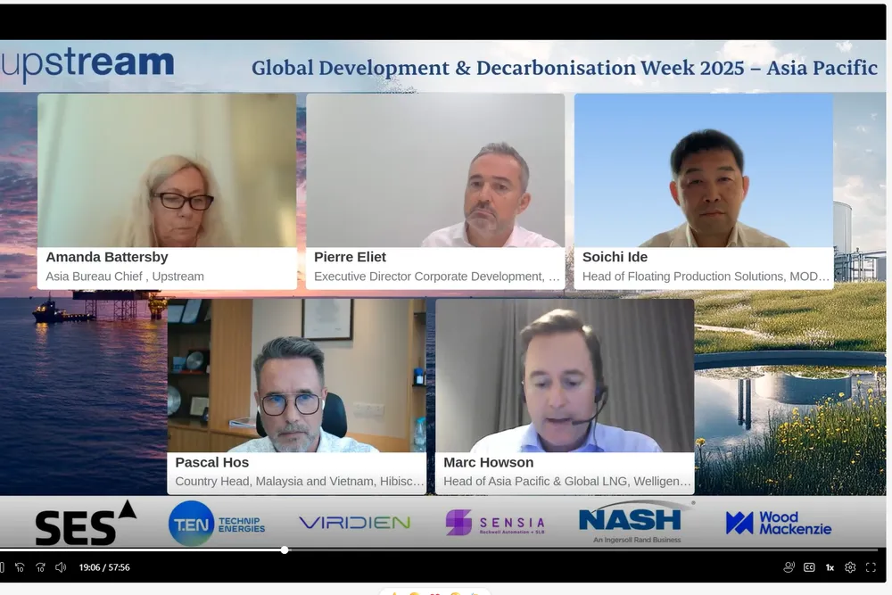 Participants in Upstream's Asia Pacific webinar.